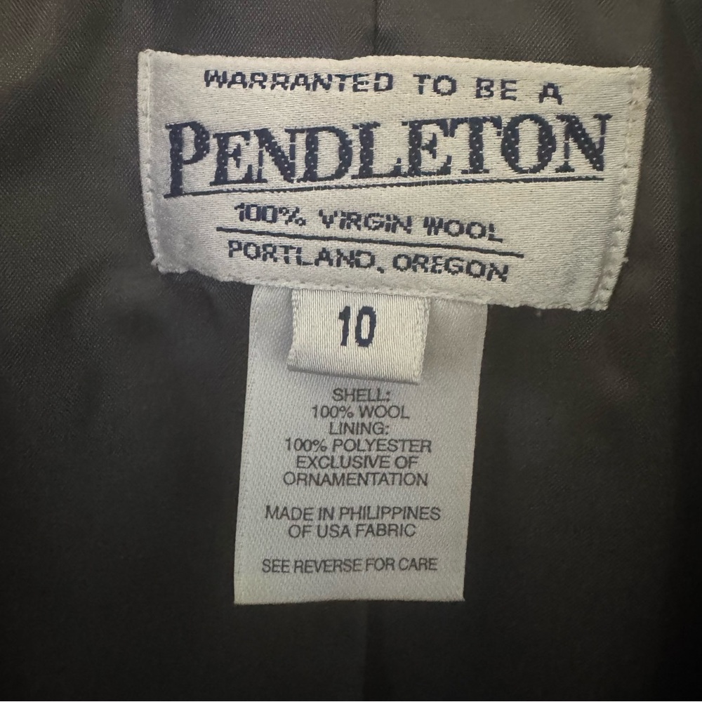 Pendleton Dark Gray Women's Blazer with Embroidery - Picture 3 of 6